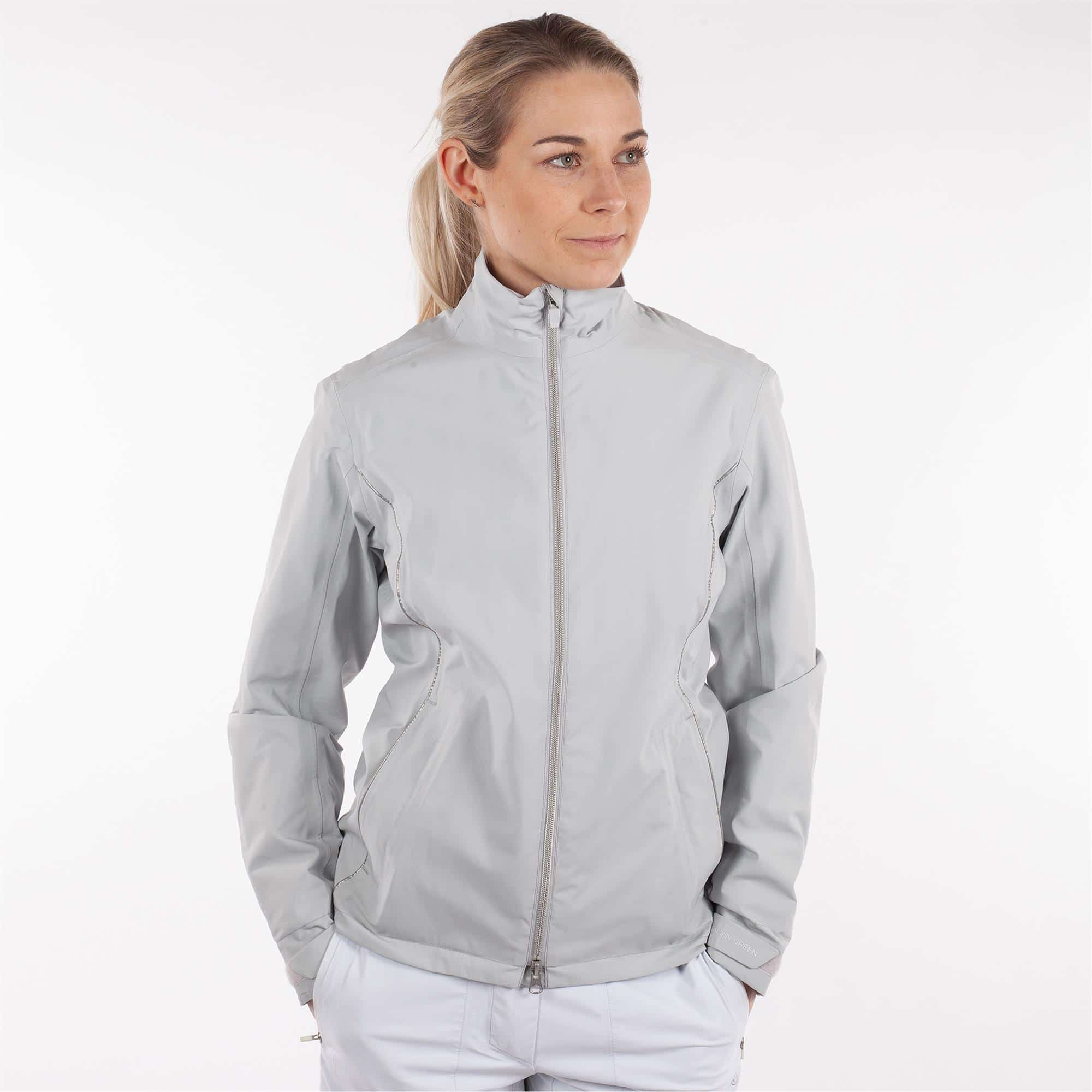 Galvin Green Anya Gore-Tex Waterproof Ladies Golf Jacket Cool Grey/Reflex
